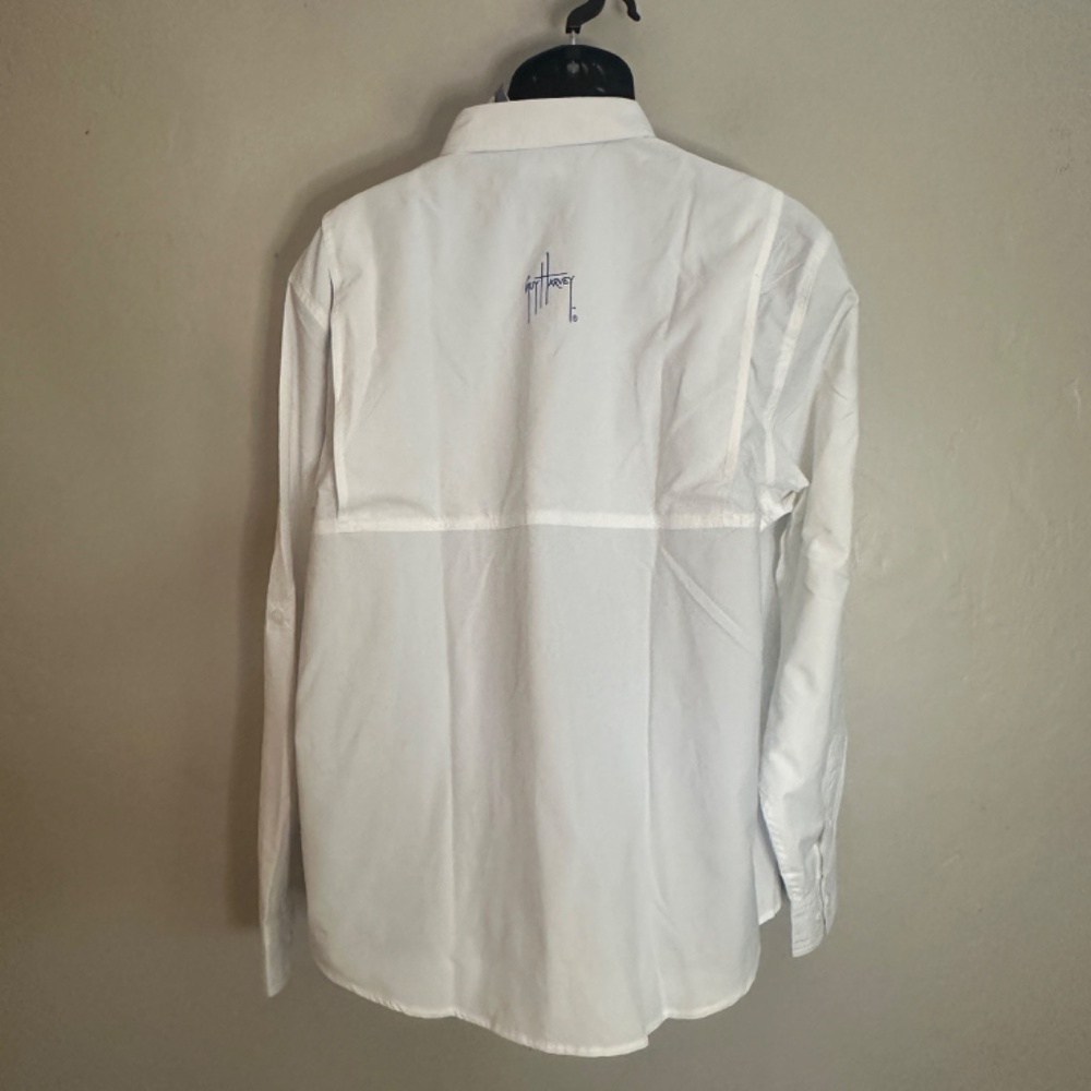 Guy Harvey Fisherman's Button Down Large New with tags 100% polyester Quick dry - Picture 4 of 5
